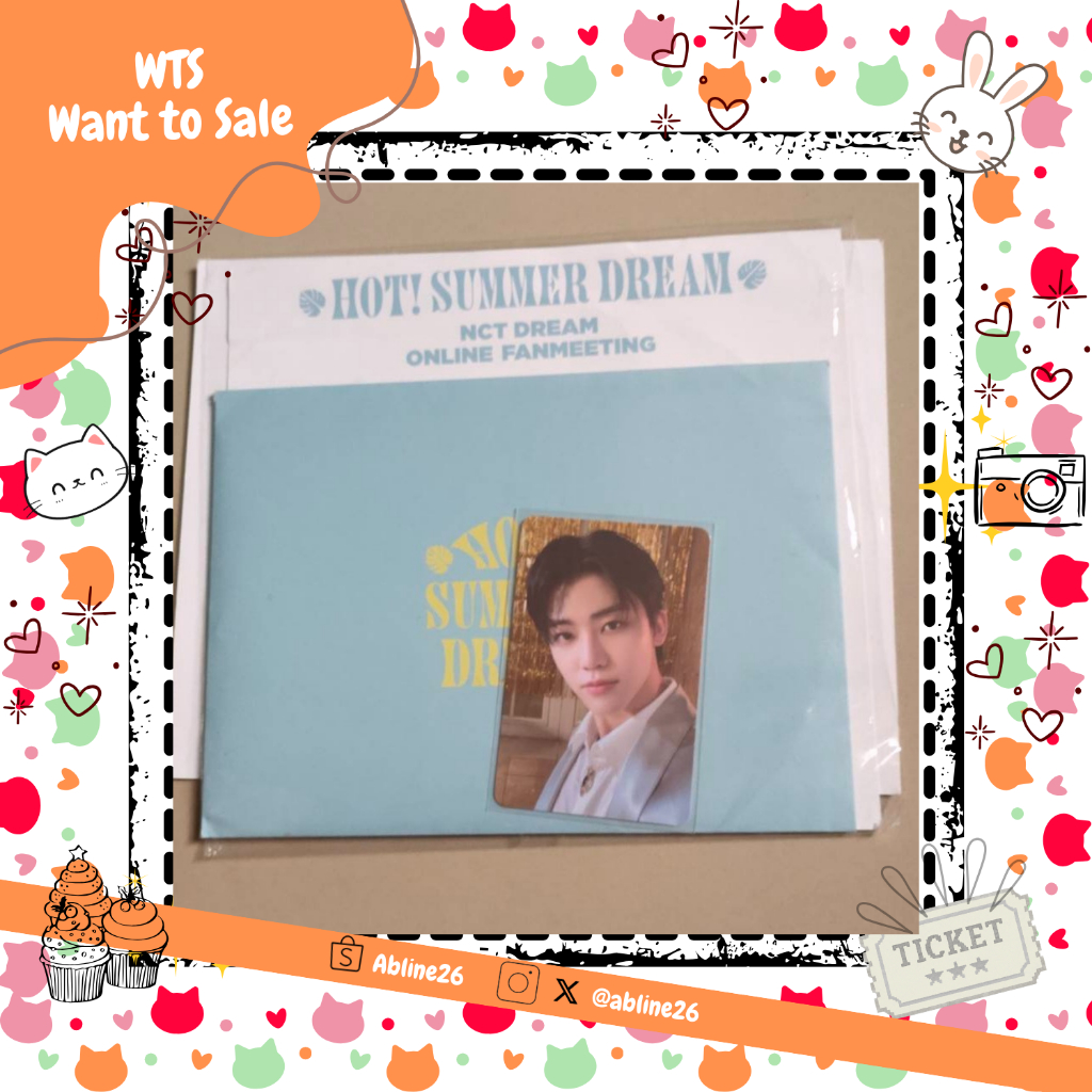 PC Official Jaemin HOT SUMMER DREAM SPECIAL AR TICKET SET