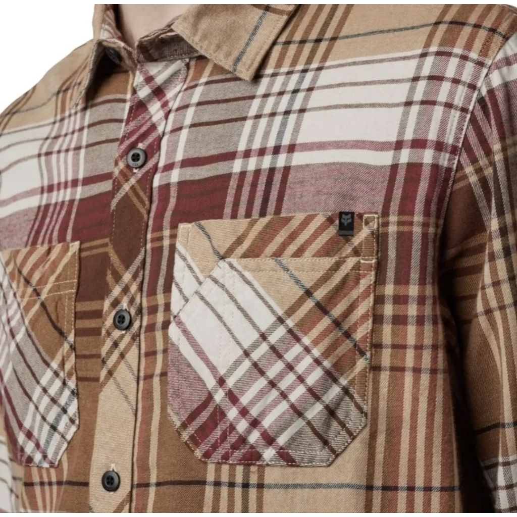 KEMEJA FLANEL ORIGINAL FOX TURNOUT UTILITY LONG SLEEVE FLANNEL SHIRT