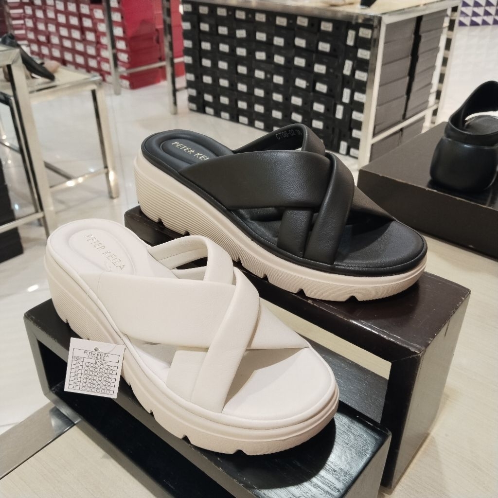 PETER KEIZA sandal wanita ringan empuk mewah