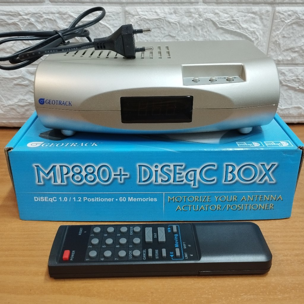 GEOTRACK MP880+ POSITIONER PARABOLA DISEQC BOX