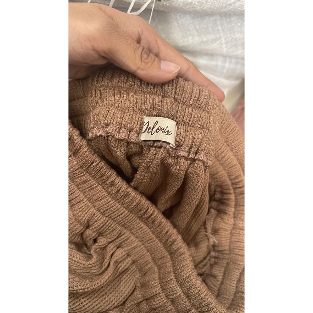 kulot delonix warna dusty pink lebihan jastip