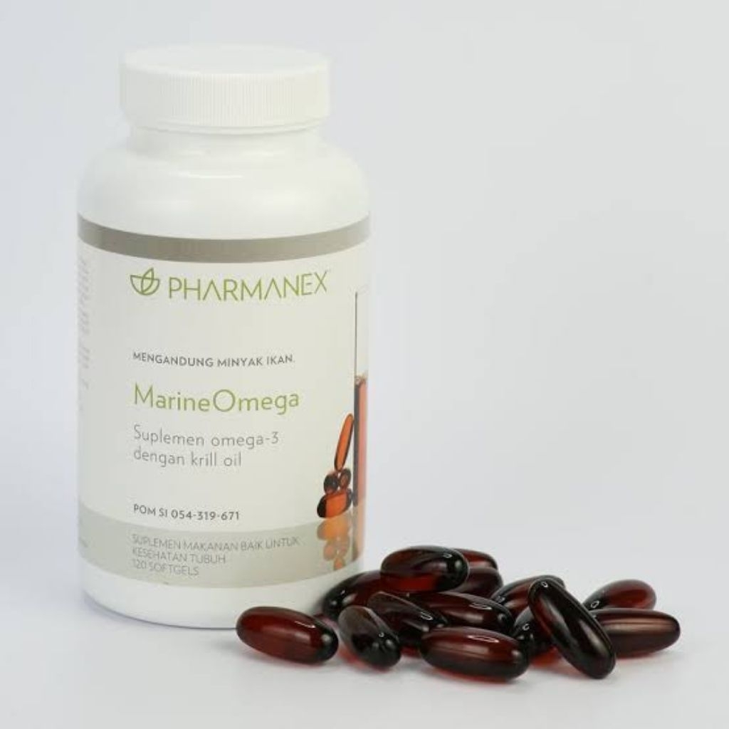 Marine Omega skin Nu care pharmanexs (menjaga kesehatan tubuh, jantung, otak)