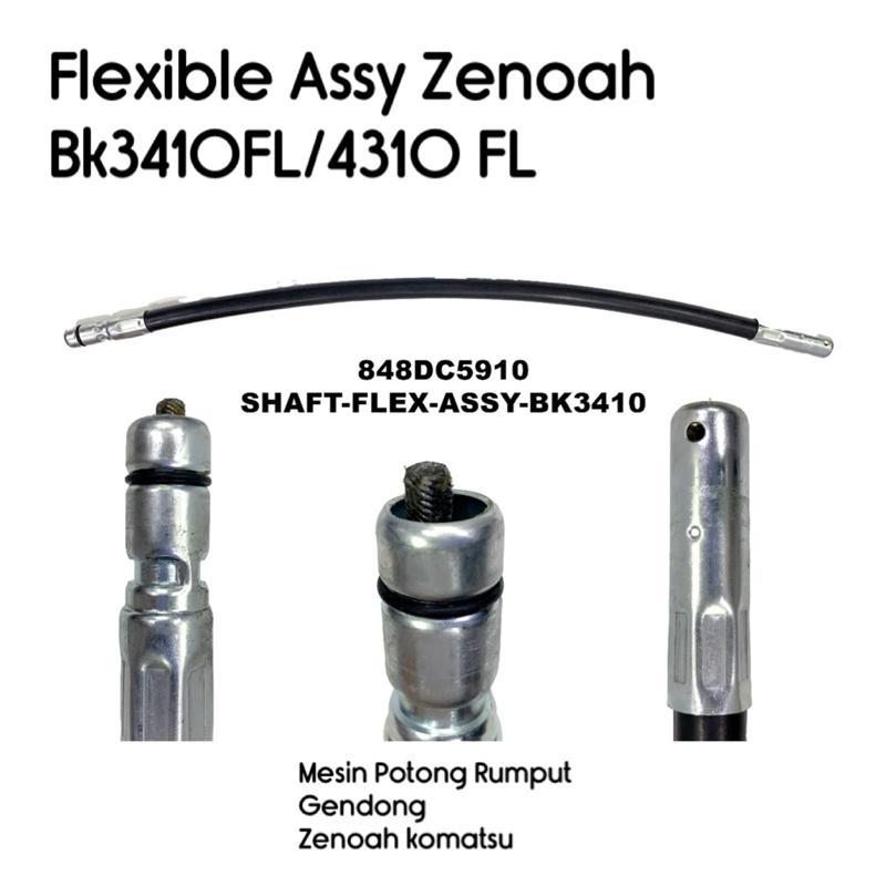 Flexible Liner Assy Zenoah Komatsu Bk4310FL/Bk3410FL Mesin Rumput Gendong Zenoah Komatsu Sarung Flex