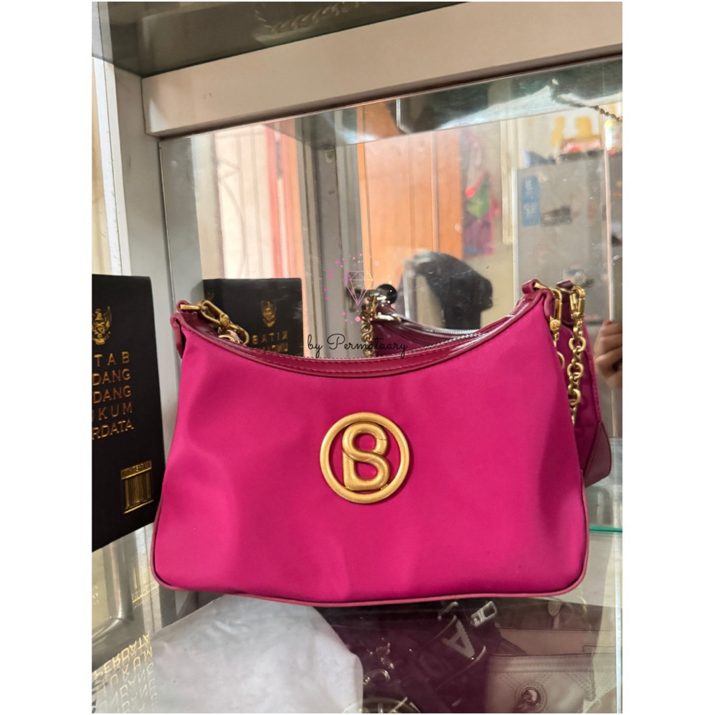 Buttonscarves Luana Nylon Bag - Plum (Preloved)