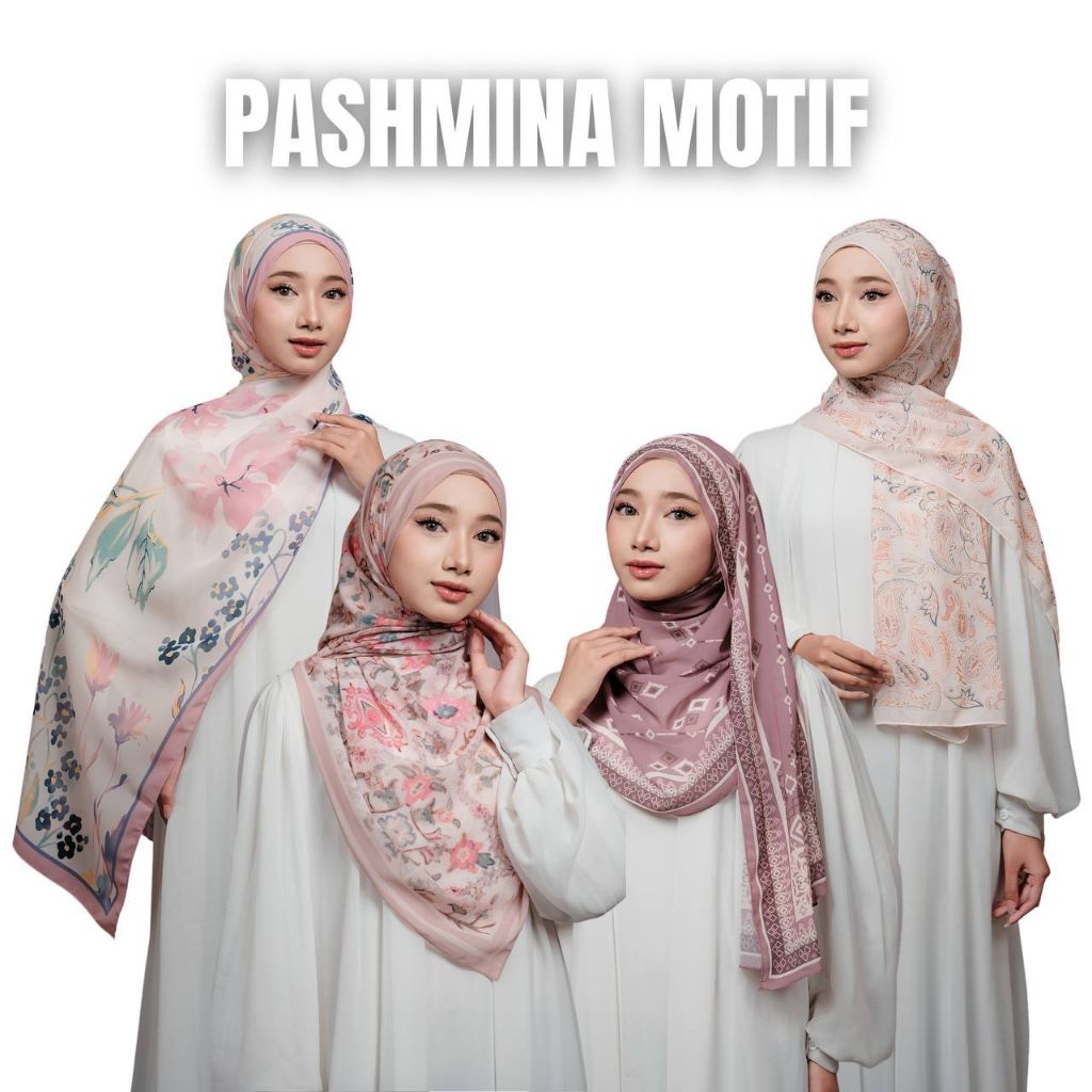 PASHMINA MOTIF//PASHMINA//HIJAB MUSLIMAH//HIJAB TRENDY