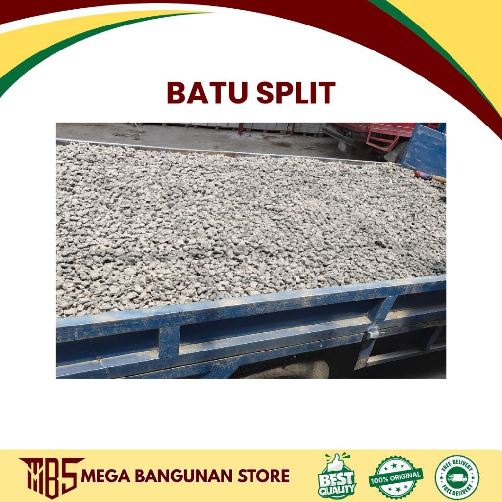 Batu Split Cor Screniing | 1Engkel ( 3 Kubik )