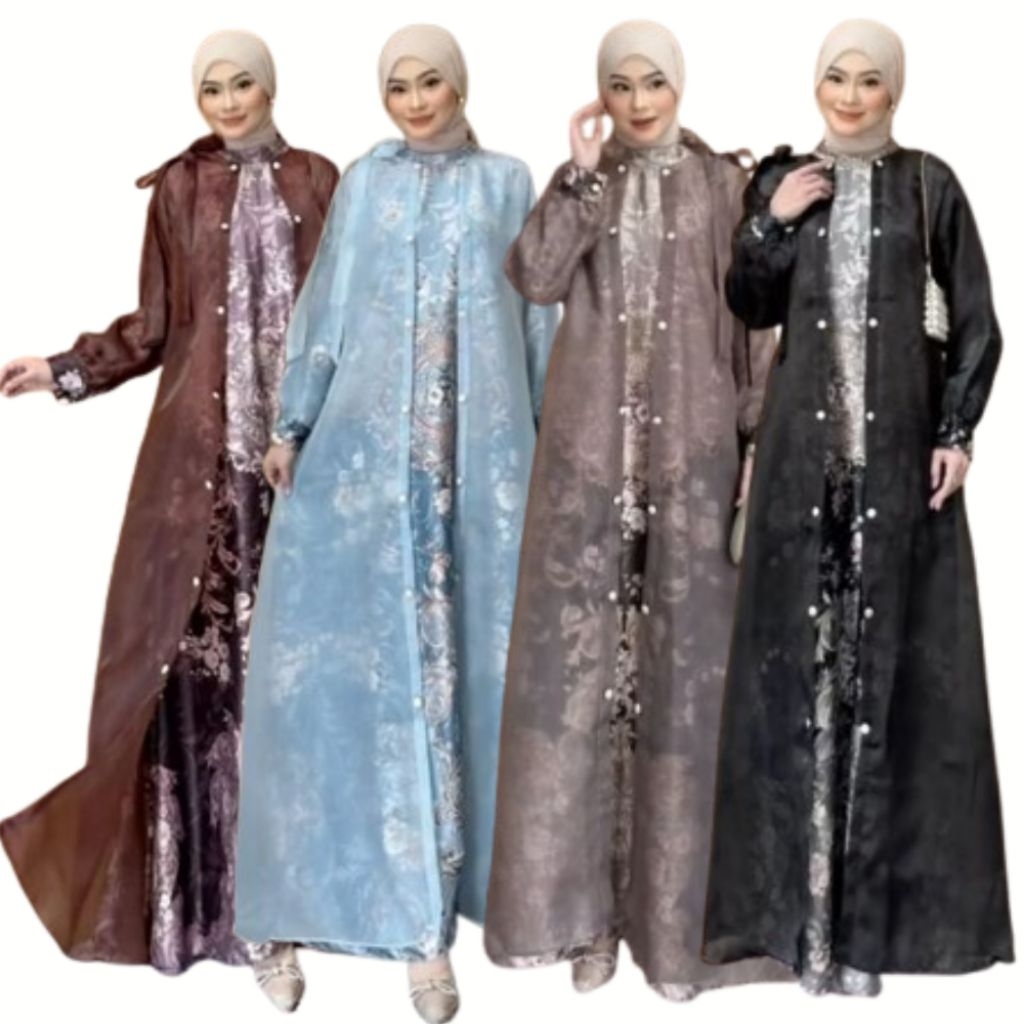 Raya Sulta Gamis Kondangan Premium Dress Muslimah Pesta Lebaran Busana Muslimah Wanita Size XL