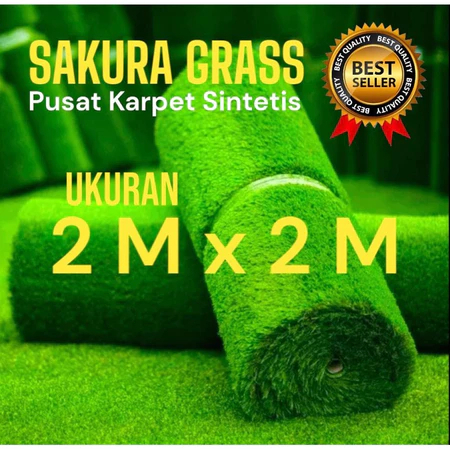 Karpet Rumput Sintetis Ukuran Kecil 2x10M 3CM – Tebal Premium & Aesthetic Ruang Tamu Harga Grosir