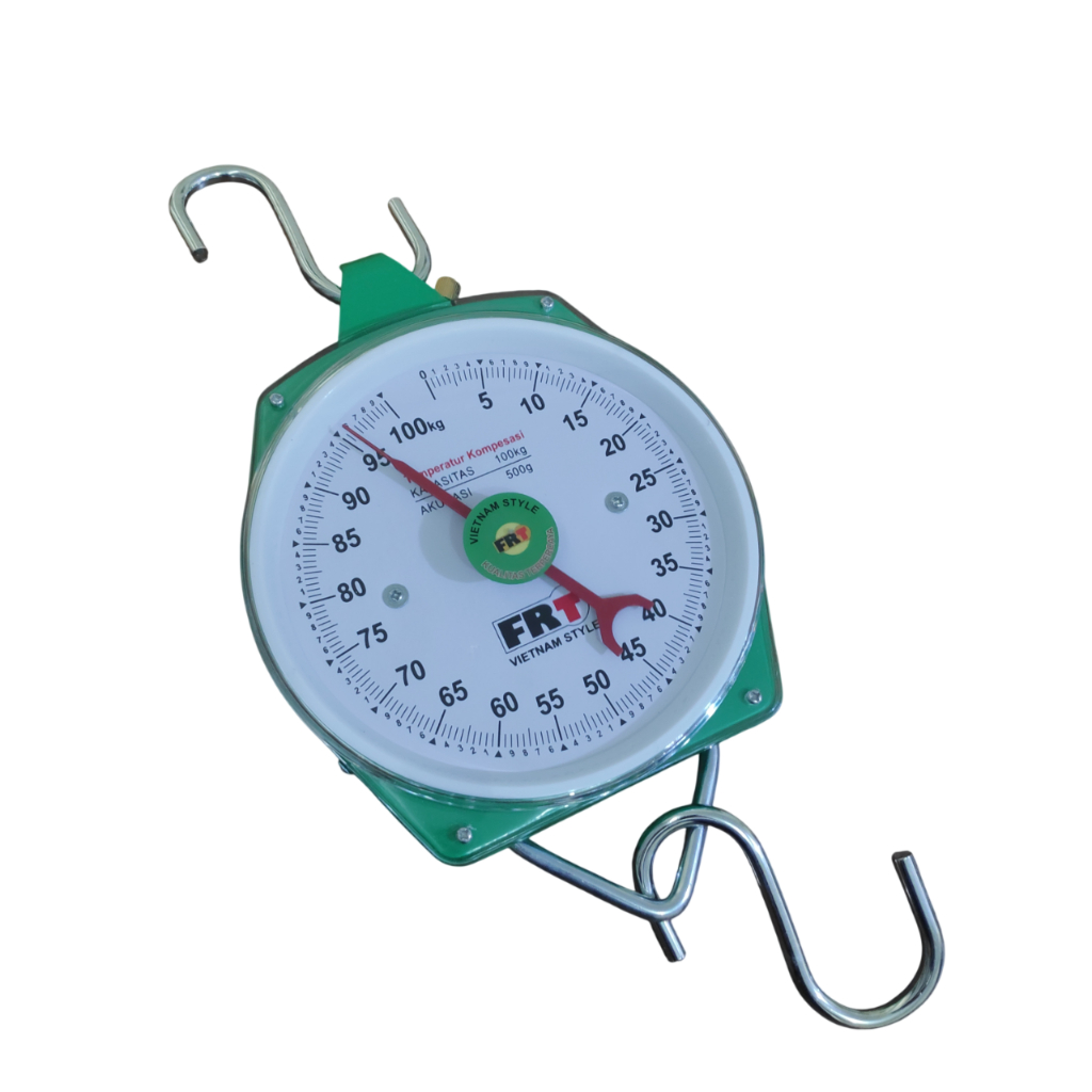 Timbangan gantung jarum analog FRT 100 KG
