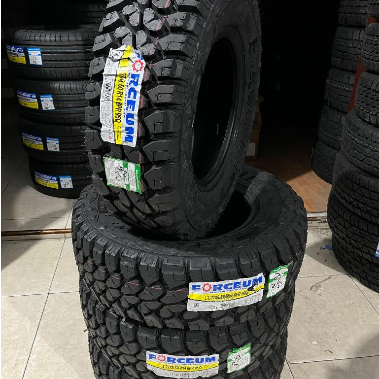 ban cangkul ring14 untuk L300, Kijang, APV, dan mobil pick up lainya 27x8,5 R14 FORCEUM MT