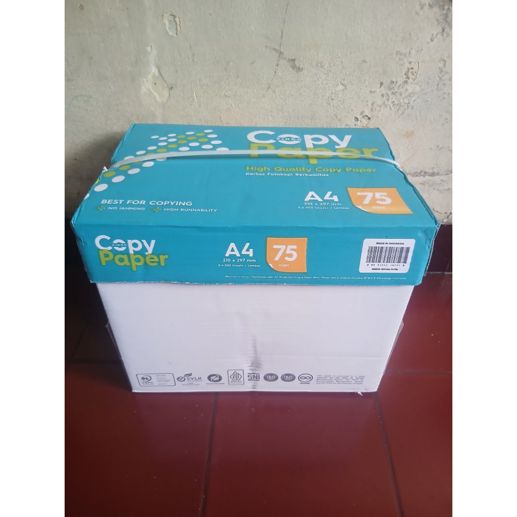 copy paper a4 75gsm  / dus