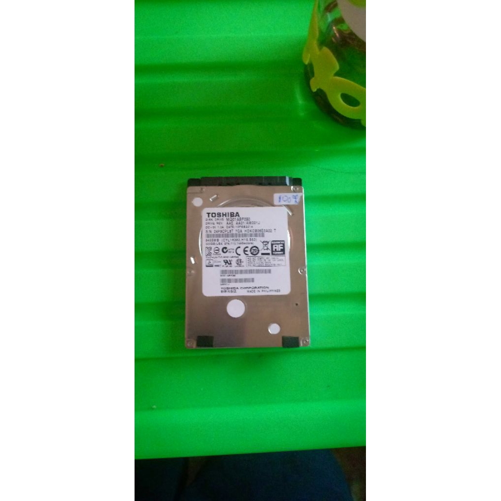 harddisk TOSHIBA untuk laptop 500gb normal
