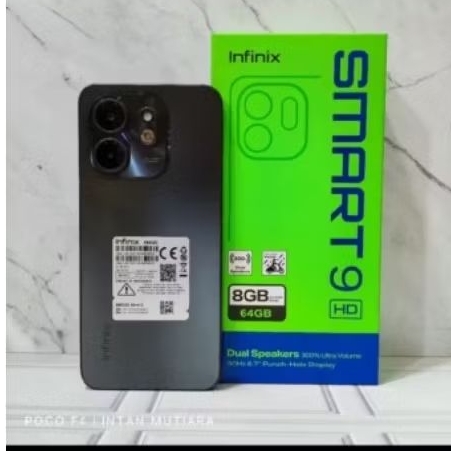 hp Infinix smart 9 ram 4/64 GB original resmi