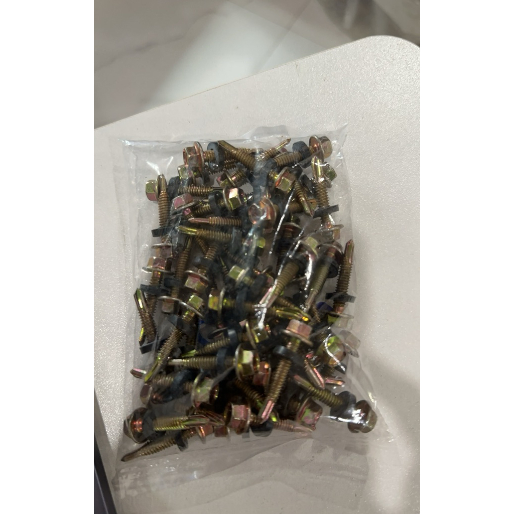 Sekrup Roofing Kuning M5 skrup