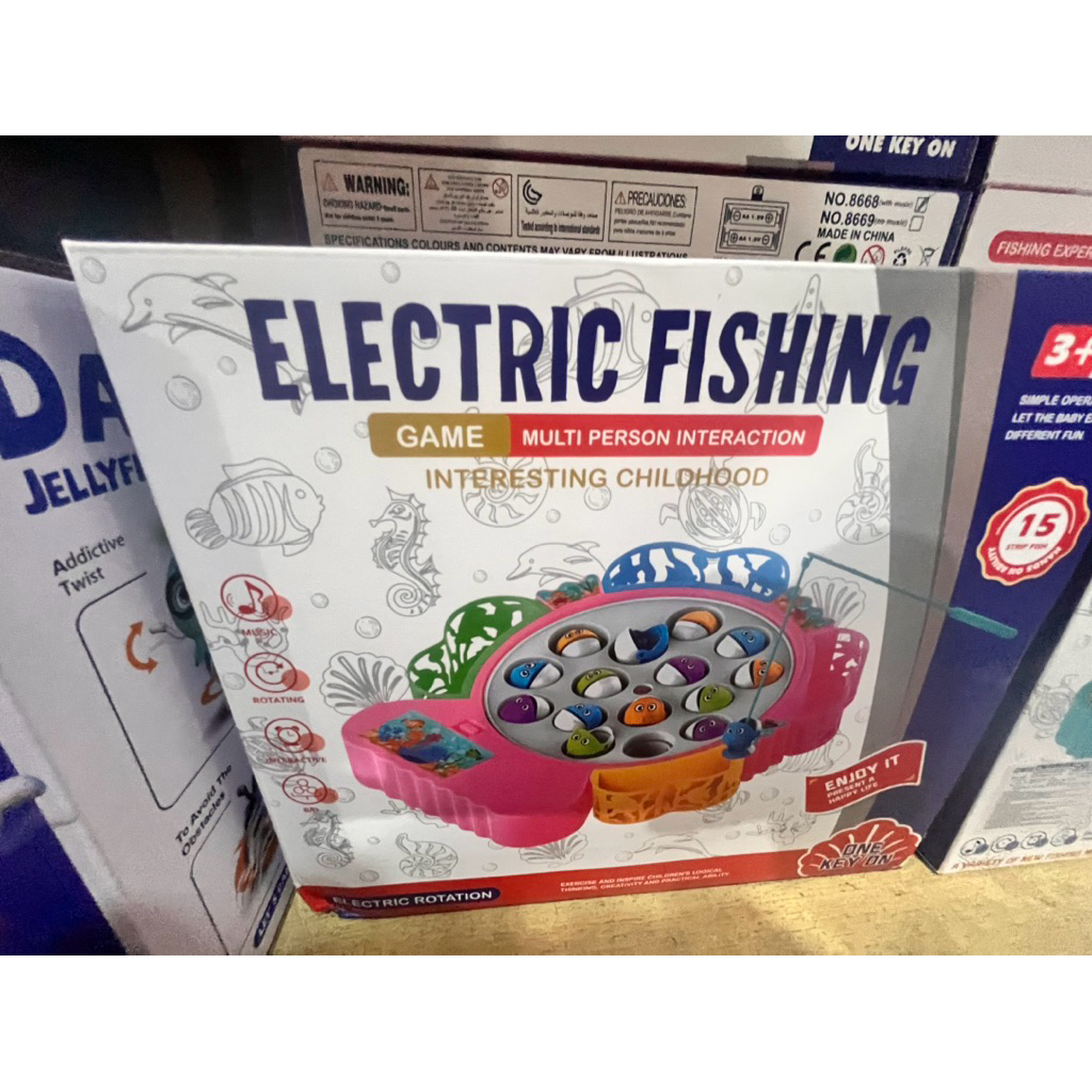 Electric Fishing Game Mainan Edukasi Anak Pancing Ikan Elektrik