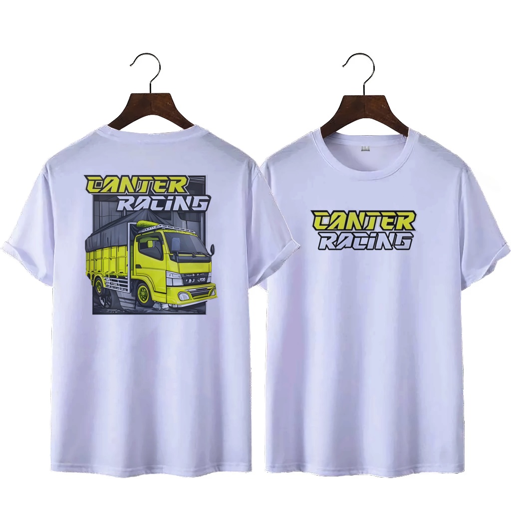 KAOS BAJU TSHIRT TRUK CANTER RACING - KAOS TRUCK CANTER MANIA DEWASA TERBARU
