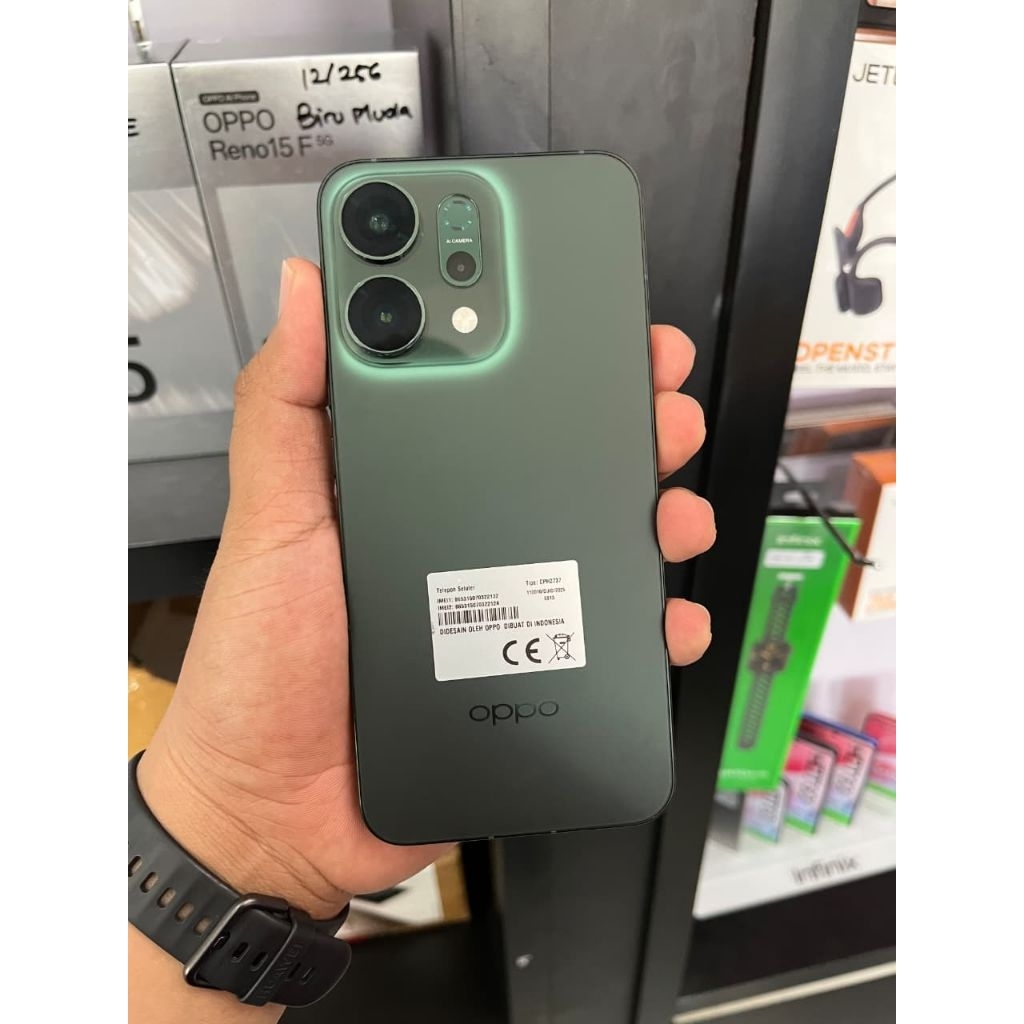 second oppo reno 14 12/256 green
