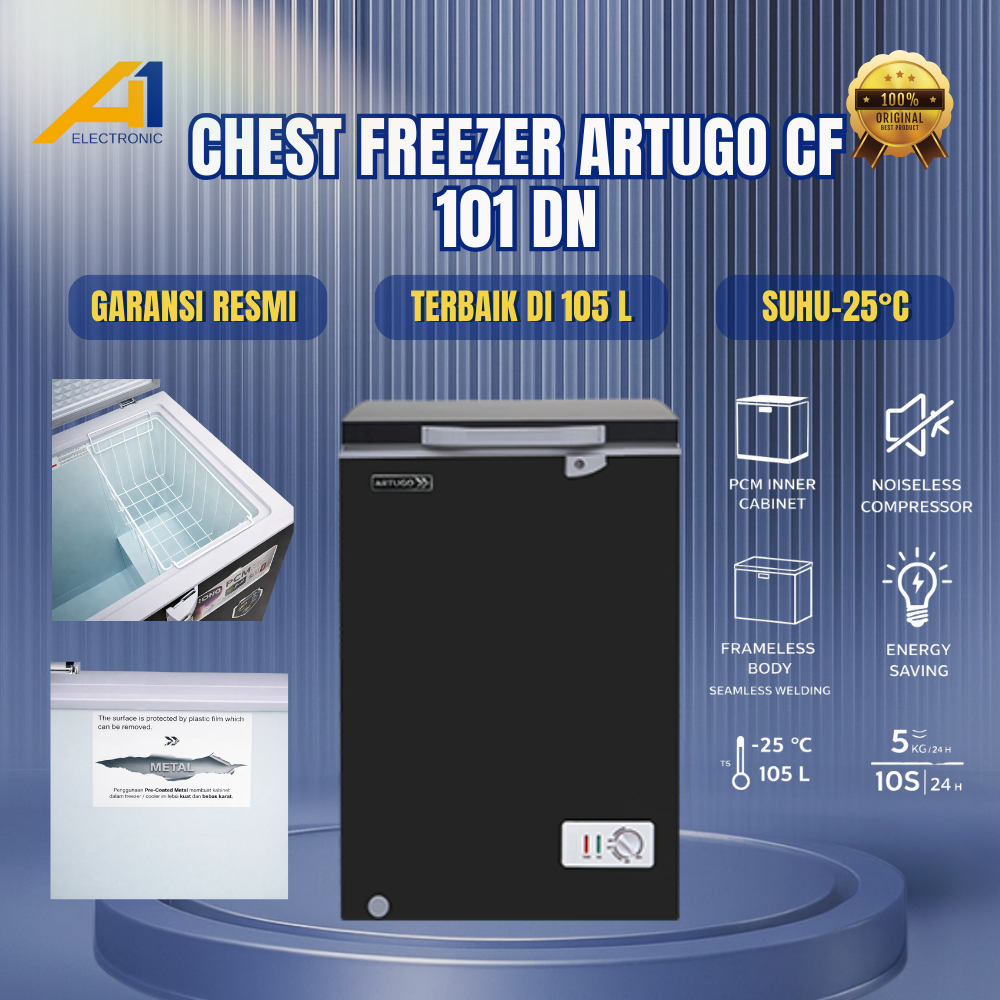 Chest Freezer Box ARTUGO CF 101 DN | CF 101 CN | CF 201 CN | CF 231 CG | CF 201 BW – Freezer 100 - 2