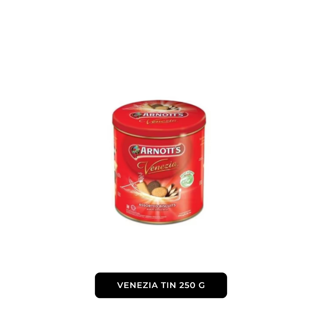Biskuit Kaleng Venezia Tin 250 G