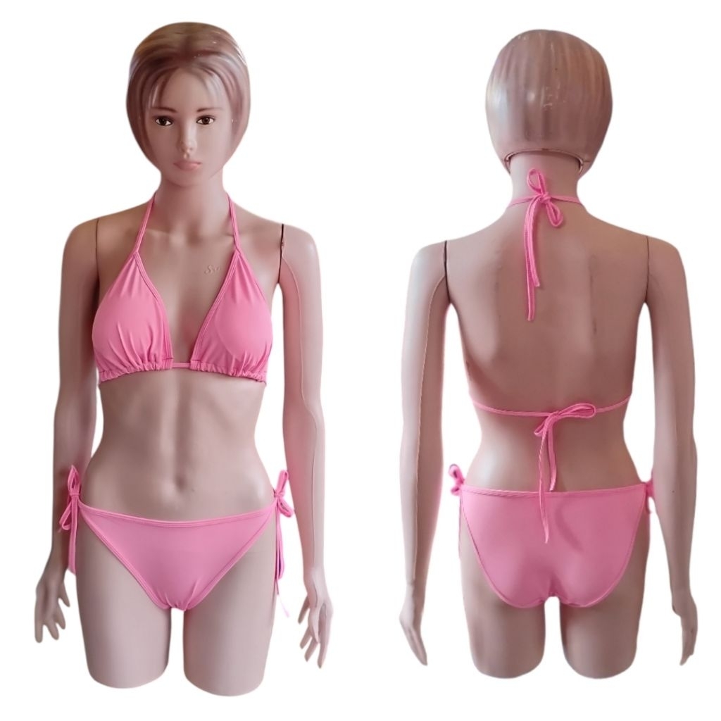 Sexy Bikini Set Bra Gstring Baju Renang Wanita TA137PK Pink