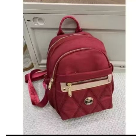 Tas ransel warna merah by jielshi