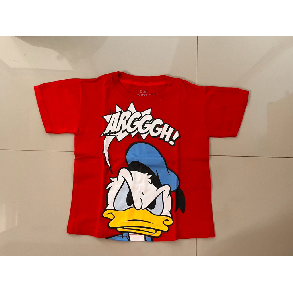 Preloved kaos anak gambar Disney Donald Duck umur 4 tahun