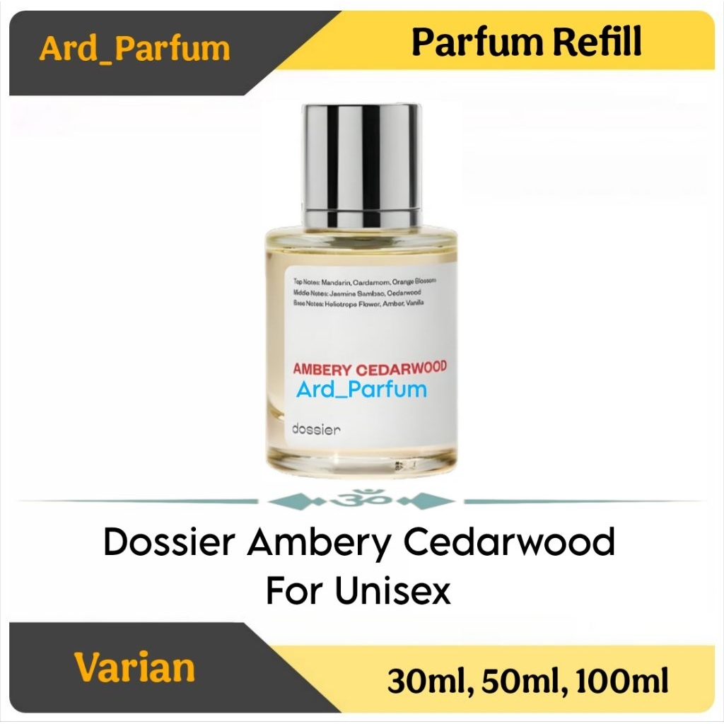 Parfum Refill Dsr. Ambery Cedarwood For Unisex