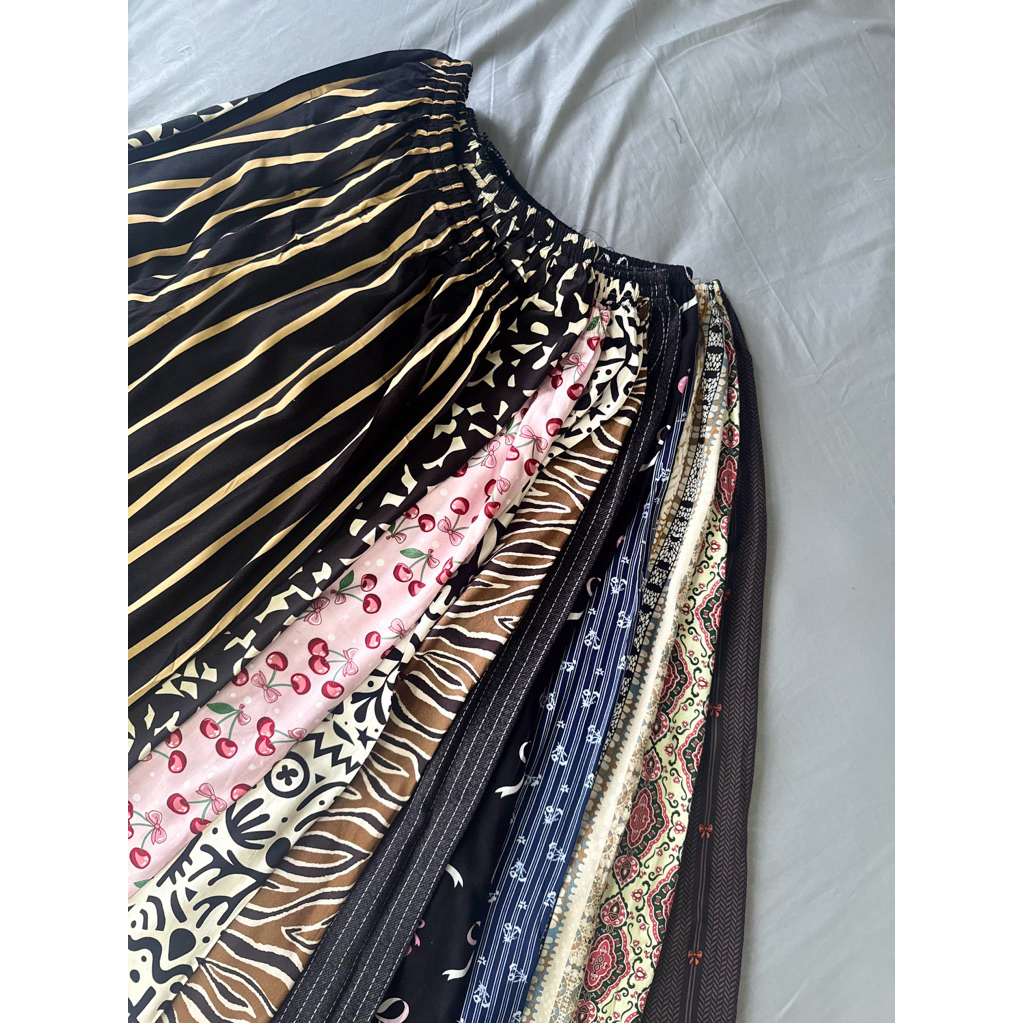Celana Kulot Wanita Rayon Nyaman Motif Lucu