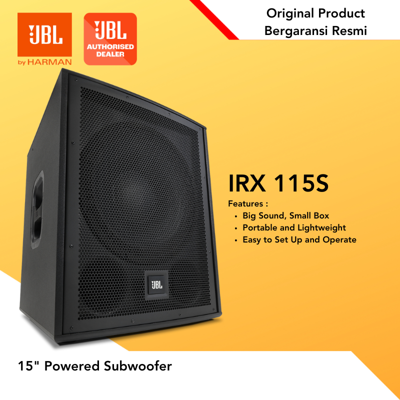 Subwoofer Aktif JBL IRX115S / IRX 115S / IRX-115S 15-inch Powered Subwoofer active Speaker