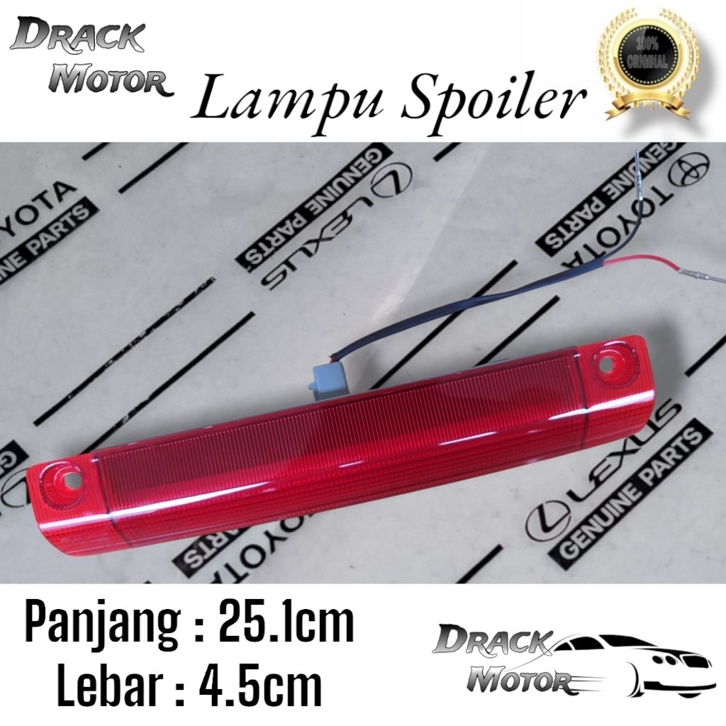 Lampu Spoiler Innova Reborn Original Bagasi Belakang Toyota Innova Reborn // Lampu Spoiler Toyota In