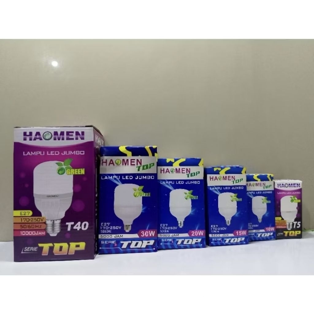 LAMPU LED 10watt/Lampu Putih terang merek HAOMEN TOP/