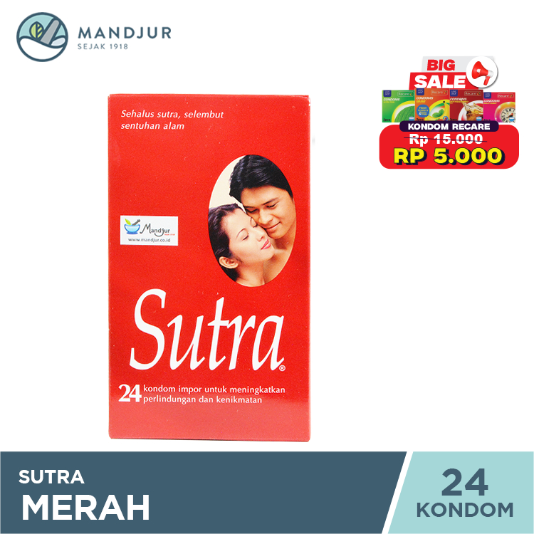 Kondom Sutra Merah (Isi 24)