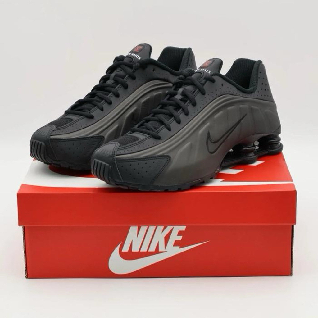 SEPATU NIKE SHOX R4 BLACK NOIR ORIGINAL WITH RECEIPT