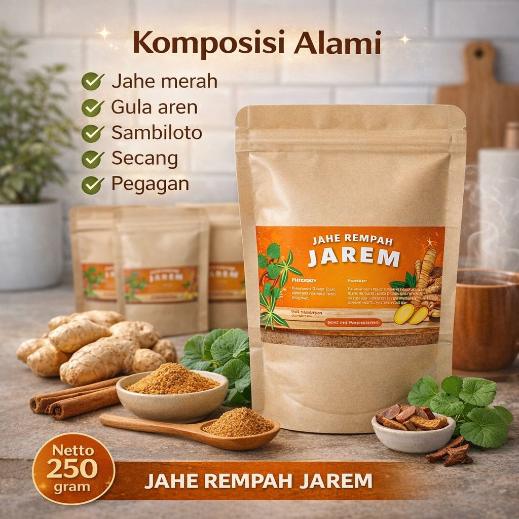 JAREM Jahe merah gula aren jahe rempah original 100%