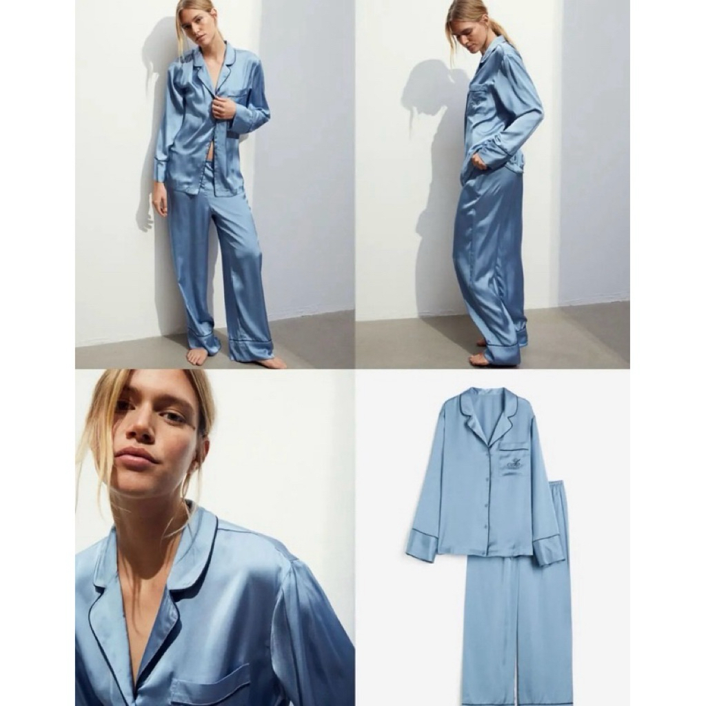 PIYAMA HNM HM ORIGINAL SATIN SILK