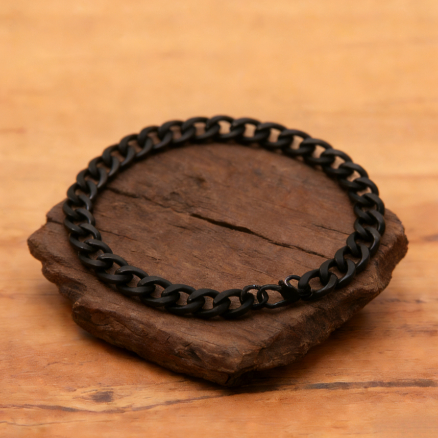 Gelang Keren Pria Mewah dari Bahan Emas/Perak/Hitam Titanium Baja Tren 2026