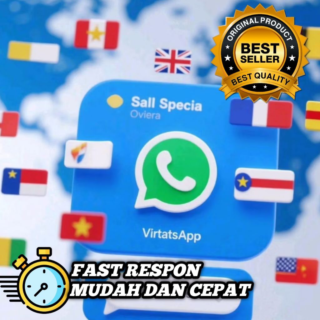Nomor Virtual Luar Negeri Keren Untuk Wa