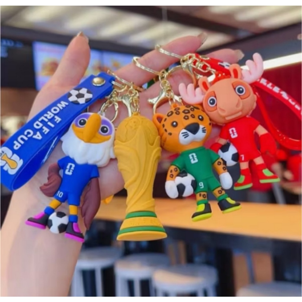 GANTUNGAN KUNCI MASKOT FIFA WORLD CUP/ KEYCHAIN MASKOT FIFA WORLD CUP