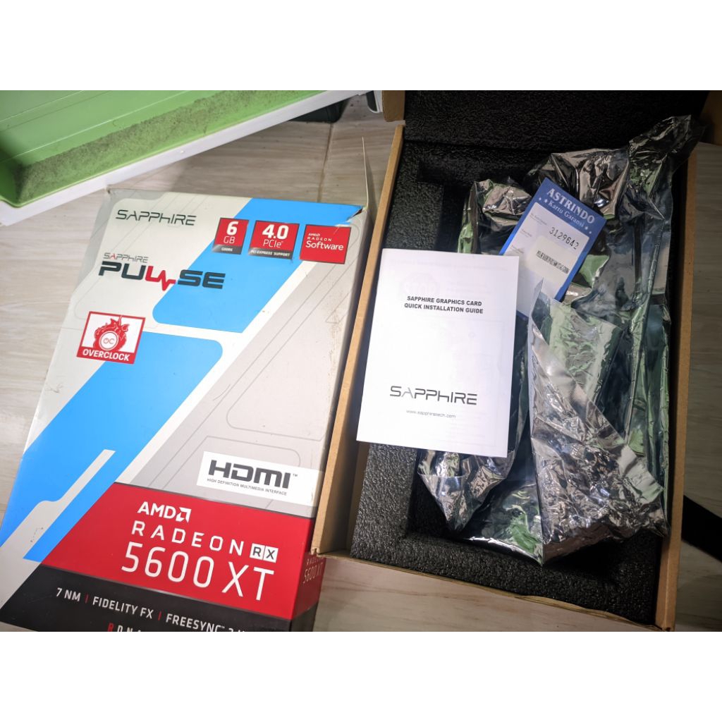 VGA rx5600xt 6GB shaphire nitro