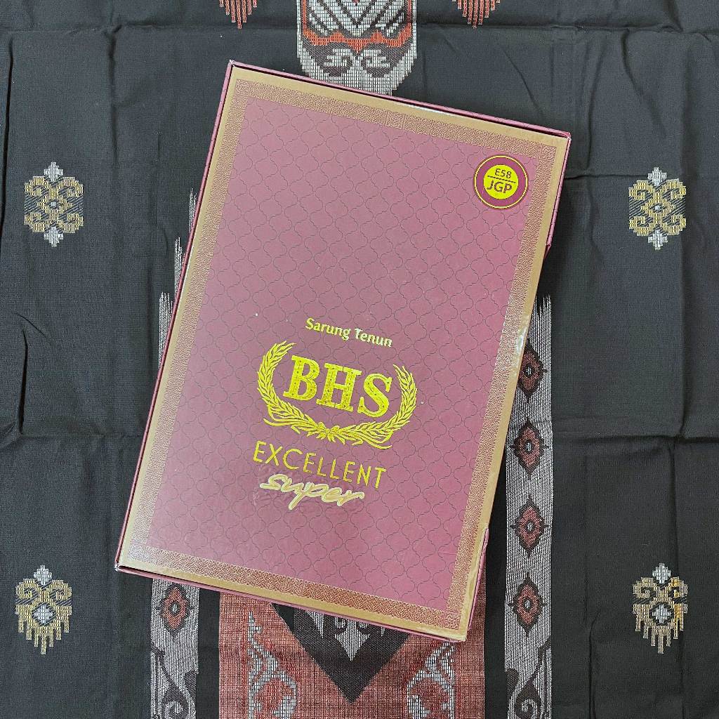 Ahwarumi - Sarung BHS Excellent Gold E58  Jacquard Songket JGP, JGO, JGQ