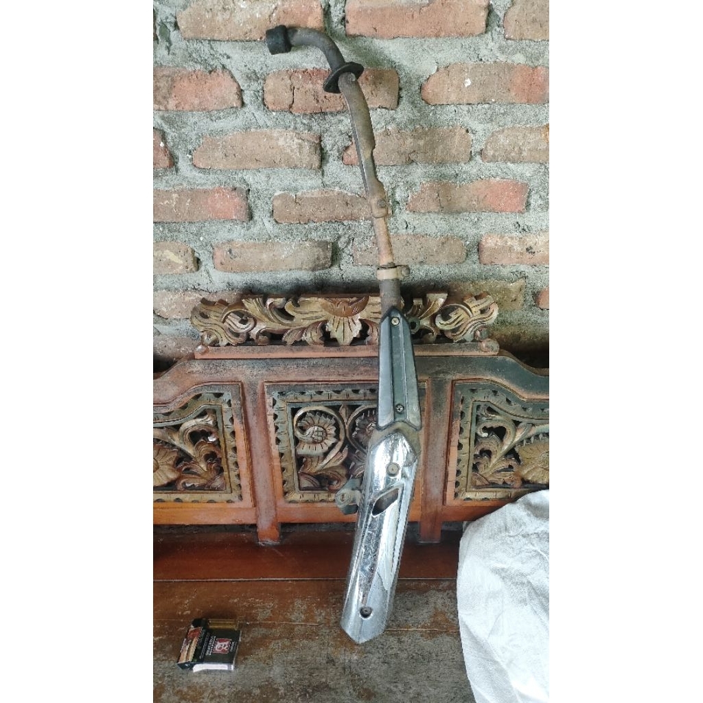 knalpot Yamaha Vega ZR standat original second