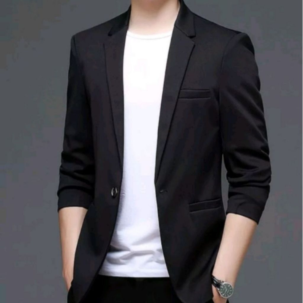jas blazer pria slimfit model jas blazer exclusif elegan dan tampil keren