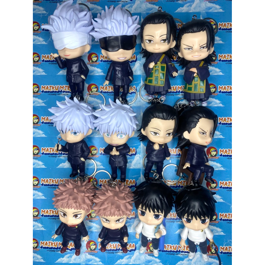 Figure Keychain / Gantungan Kunci Jujutsu Kaisen i Gojou Geto Yuta itadori