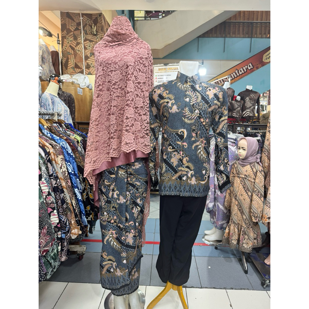 Set kain lilit dan kemeja SERAGAM NIKAHAN NIKAH SERAGAM KELUARGA SERAGAM braidsmaid