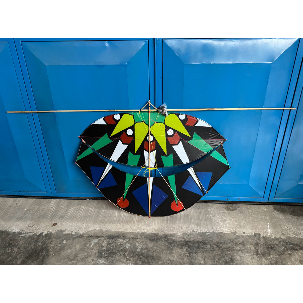 Layangan Pegon ceper sayap 100cm full motif