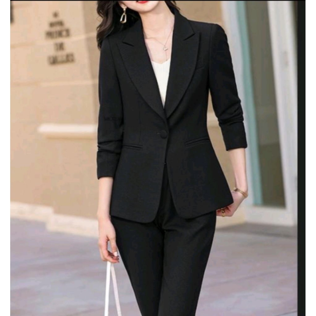 Setelan Wanita Blazer/ Setelan Blazer Kerja/ Setelan Jas Wanita Blazer