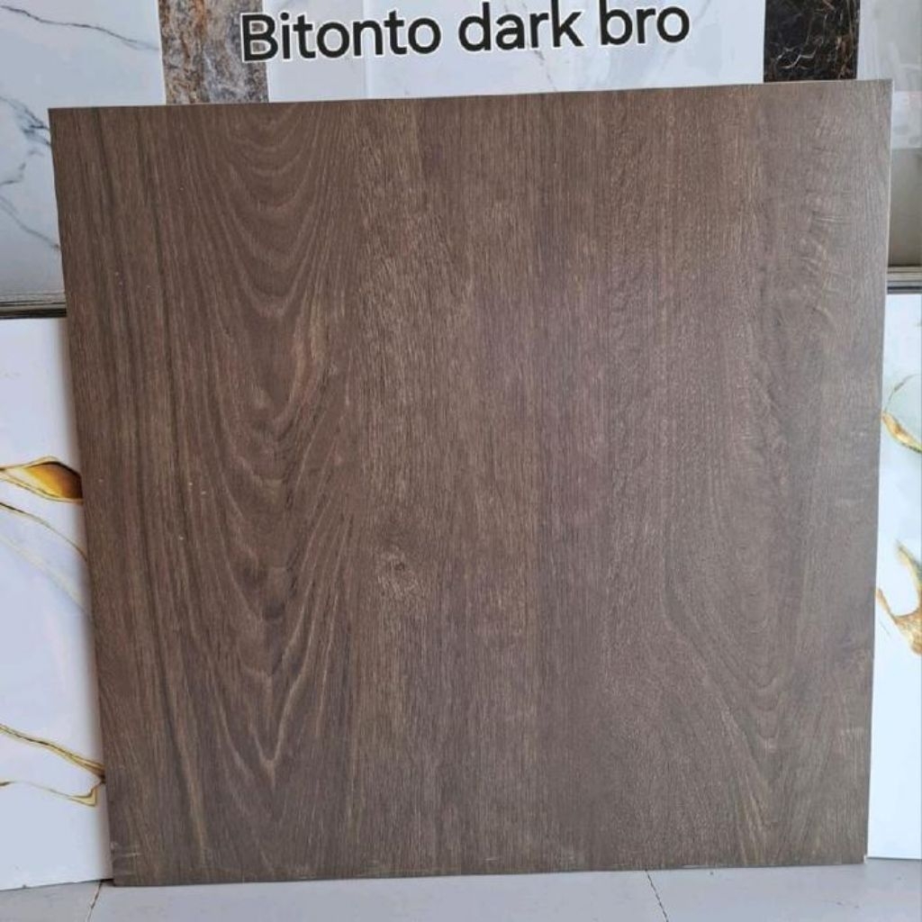 Granit Lantai Dan Dinding 80x80 Bitonto Dark Brown Matte Kayu | Doff | Slip Stop Product Infiniti
