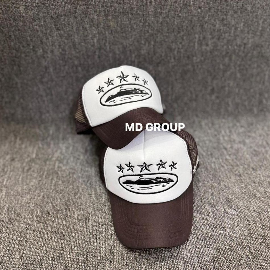 Topi Trucker Jaring Pria Dan Wanita Kekinia Casual Streetwear / Topi Jaring Adem Nyaman Warna Coklat