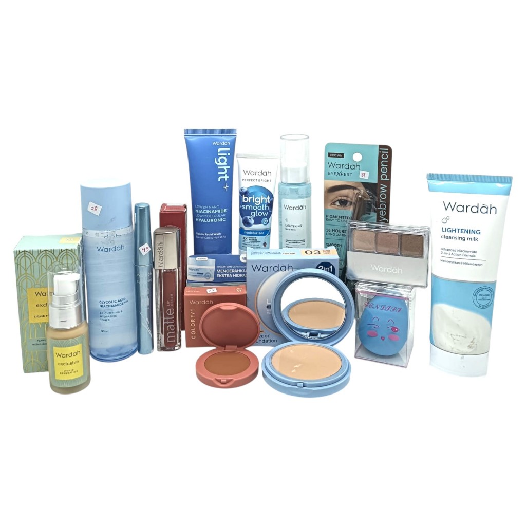 Wardah Paket Seserahan Make Up Lengkap & Tahan Lama