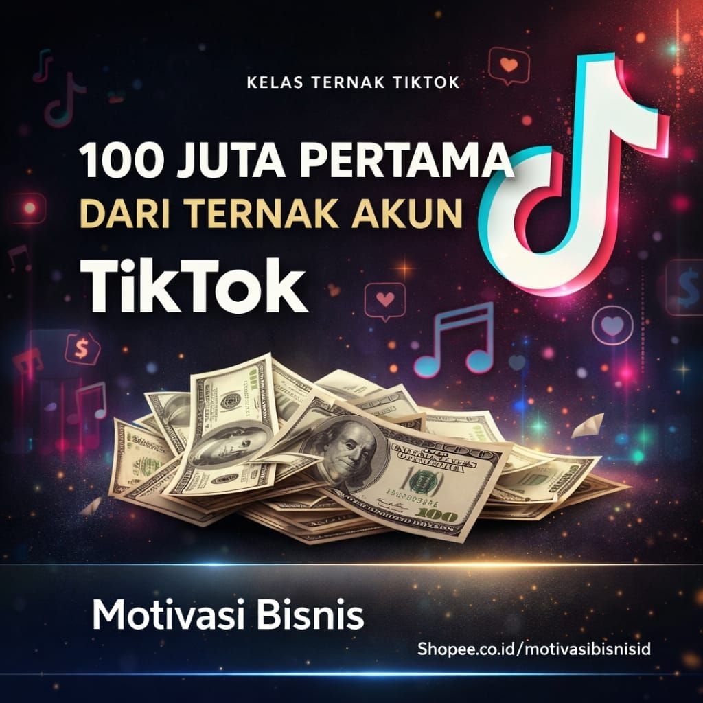 PROMO KELAS TERNAK TIKTOK  100 JUTA PERTAMA DARI TERNAK TIKTOK